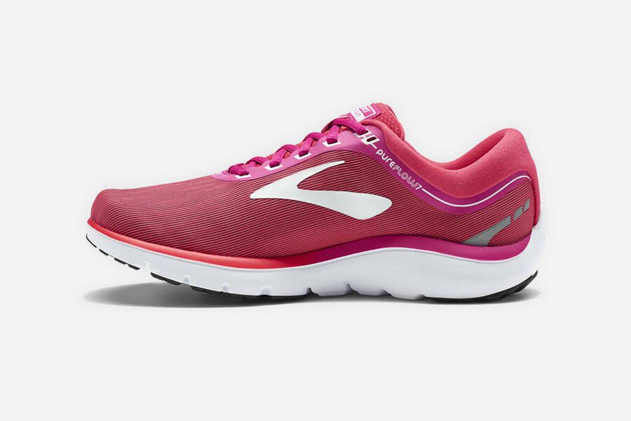 Brooks Pureflow 7 Road Loopschoenen Dames - Roze/Wit - 315648KPV